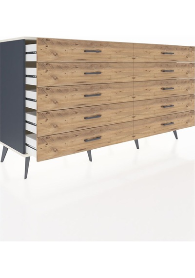 Hyperion Konsol 10 Çekmeceli 176x44x99 Antrasit-aytaşı/çam Antrasit-aytaşı/çam Hyperion Konsol 10 Çekmeceli 176x44x99 Antrasit-aytaşı/çam Antrasit-aytaşı/çam