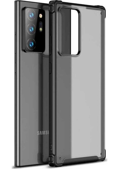 Galaxy Note 20 Ultra Kılıf Zore Volks Kapak Siyah