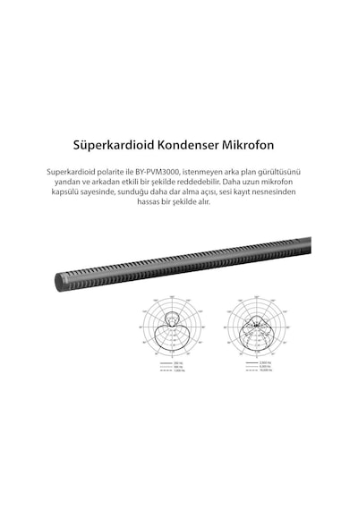 Boya By Pvm3000L Modüler Shotgun Mikrofon