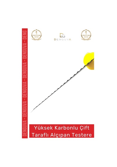 Dayanıklı Ergonomik Tutuş 150 Mm Yüksek Karbonlu Çelik Çift Taraflı Alçıpan Testere