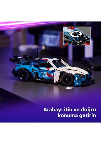 LEGO® Technic BMW M4 GT3 EVO Yarış Arabası 42226 - 11 Yaş Üzeri Çocuklar için Açılır Kapılar İçeren Oyuncak Yapım Seti (747 Parça)
