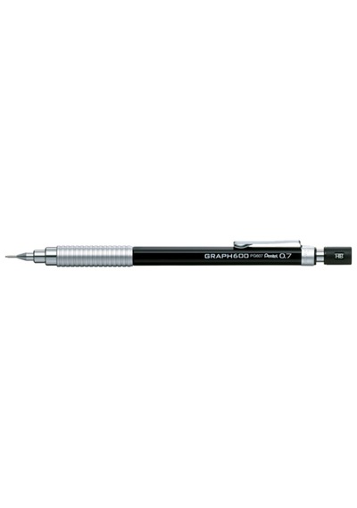 Pentel Çizim Kalemi Graph 600 0.7 MM Siyah Pg607- A