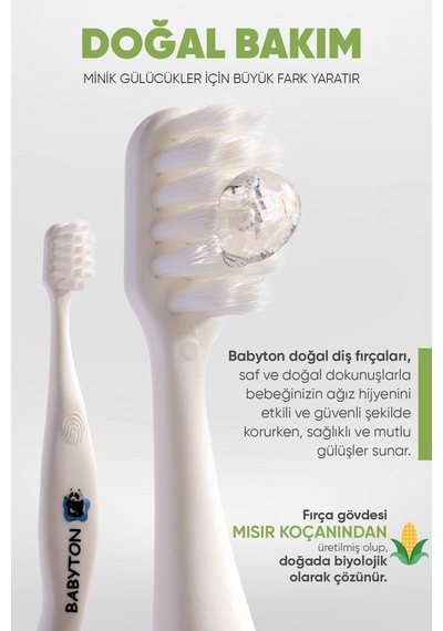 Babyton Bio Panda Çocuk Diş Fırçası