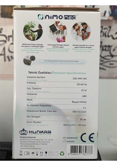 Med Ultrasonik Hava Nemlendirici Hnk-hum-01