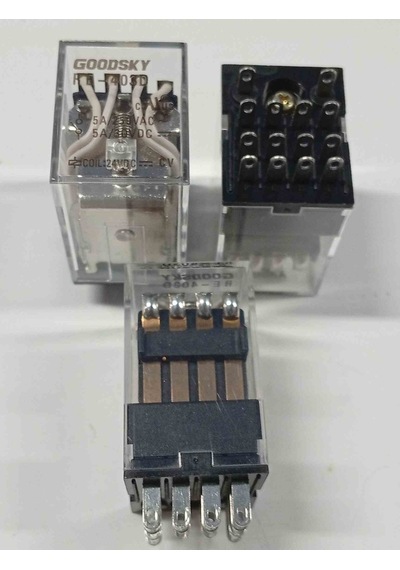 Re-403d 24v 5a 4c 14pın Goodsky Güç Röle 3 Adet