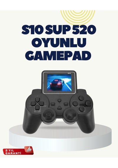 Hdmı Destekli S10 Gamepad 520 Oyunlu Tv Ye Bağlanabilir Atari 2025 Model