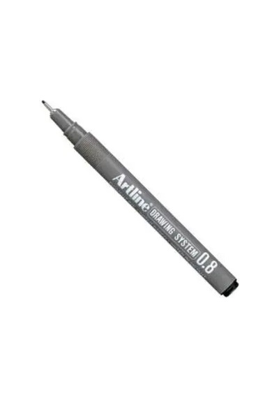 Drawing System Teknik Çizim Kalemi Siyah 0.8 Uç