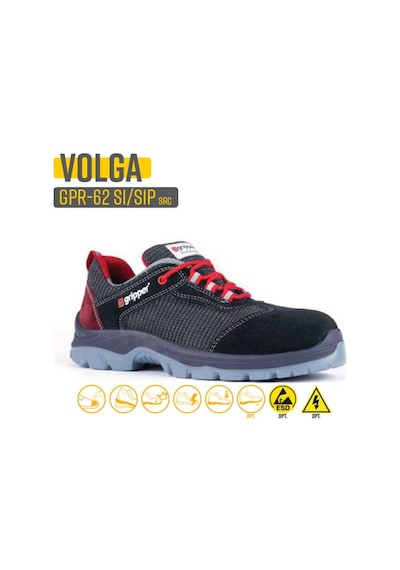 Gripper İş Ayakkabısı - Volga Gpr-62 S1 Black