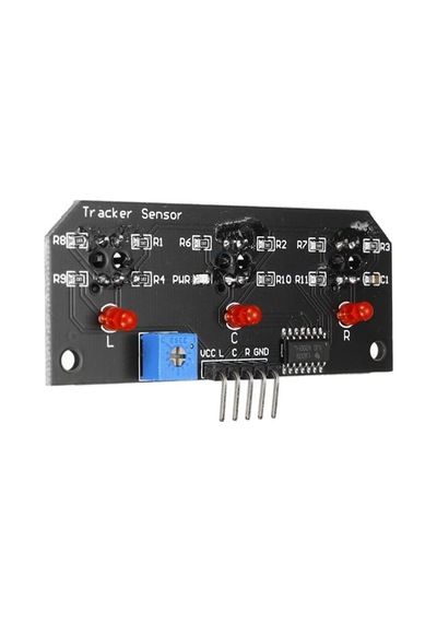 Dc 5v 3 Kanal Tcrt5000 Kızılötesi Çizgi İzleyen Sensör Kartı Çizgi Takip Sensör Modülü Mesafe Ayarlı Potlu 3'lü Çizgi İzleme Kartı 5 Pin