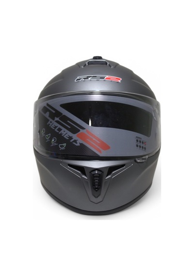 Rs2 Kapalı Kask Mat Gri Xl Rs320 32001/3