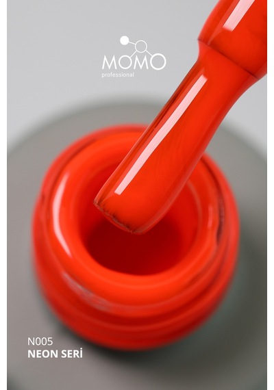 Momo Professional Kalıcı Oje N005 Neon Nar Çiçeği 14 ML