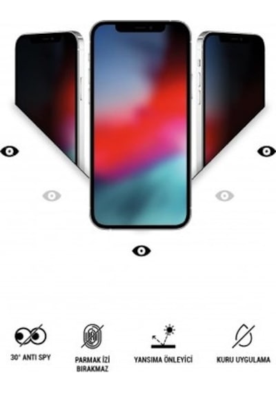 Samsung Galaxy Uyumlu S23 FE Mat Hayalet Gizli Ekran Koruyucu Privacy Film