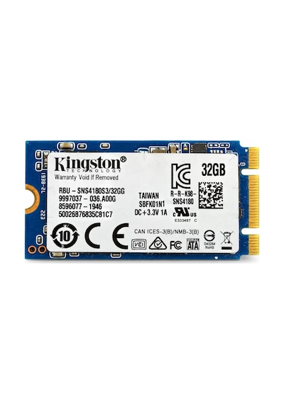 Kingston 32gb M.2 2242 22x42 Mm Dahili Ssd Rbu-sns4180s3/32gg