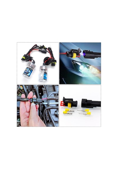 Powermaster Pm-28532 Hıd Jst Konnektör Seti Oto Elektrik Kablo Soketleri Su Geçirmez 352 Parça