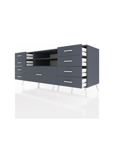 Kronos Konsol 2 Raflı 9 Çekmeceli 176x59x83 Antrasit-antrasit/antrasit Antrasit/antrasit Kronos Konsol 2 Raflı 9 Çekmeceli 176x59x83 Antrasit-antrasit/antrasit Antrasit/antrasit