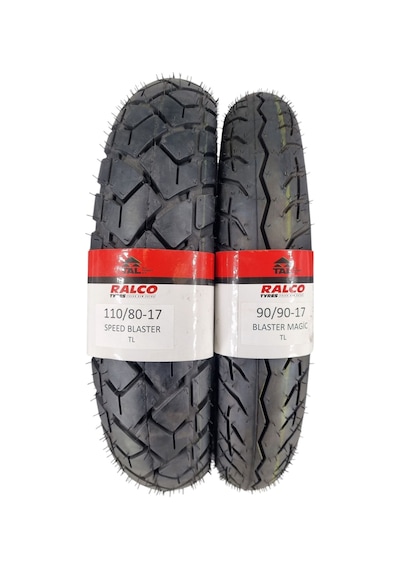 Motor Lastik 110/80-17 Ve 90/90-17 Lastik Takımı Tl Tubeless - Dubleks