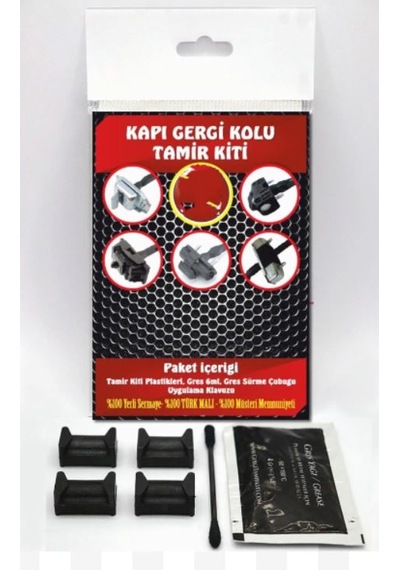 Citroen C4 Hb Kapi Gergi Kolu (Limitör) Tamir Kiti 2004-2011 546758445 Arka 2 Kapı Set
