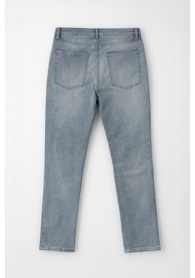 Erkek Slim Fit Likralı Esnek Jean Pantolon Mavi
