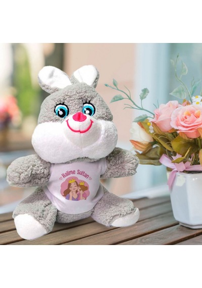 Kişiye Özel Anneler Günü Baskılı Peluş Tavşan Hk2659
