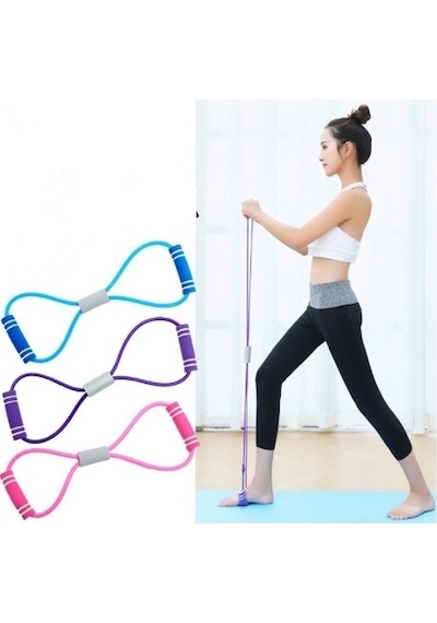 Pilates, Egzersiz Direnç Lastiği Çok Renkli