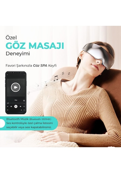 SKG E7-en Taşınabilir Akıllı Göz Masaj Aleti, Geleneksel Shiatsu Masaj Terapisi