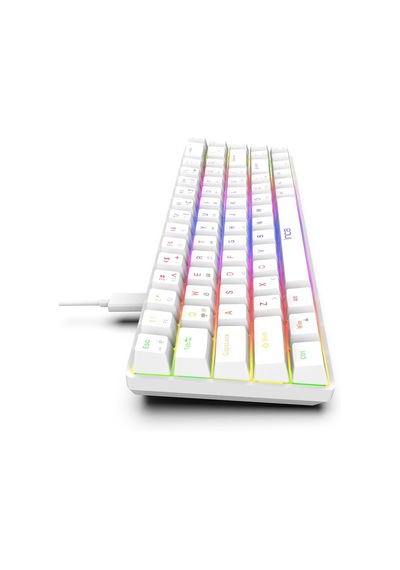 Inca Ikg-453 Empousa 68 Keys Red Switch Full Rainbow Mechanical Keyboard Yoğun Kullanımdan Sonra Bile Dokularını Kor