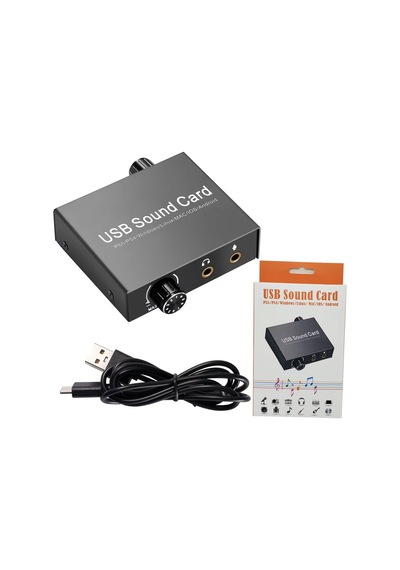 Usb Sound Card Playstation Uyumlu Ses Kartı Ps4 Ps5 Uyumlu Ses Kartı