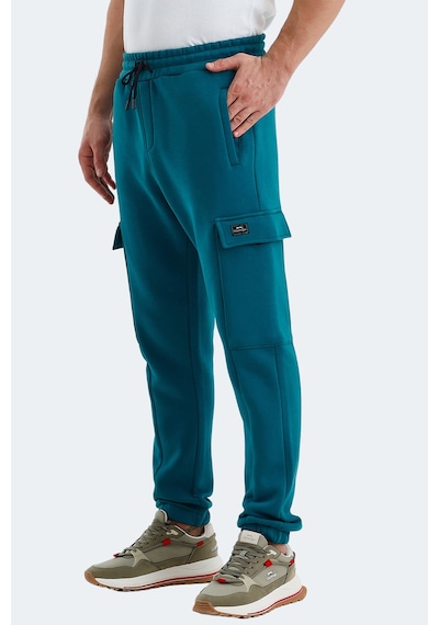 Slazenger Valora 2 Li Set Erkek Siyah - Petrol Eşofman Altı Siyah - Petrol