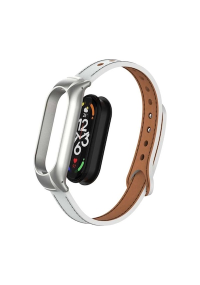Xiaomi Mi Band 7 Uyumlu Krd-68 Deri Zore Kordon-siyah
