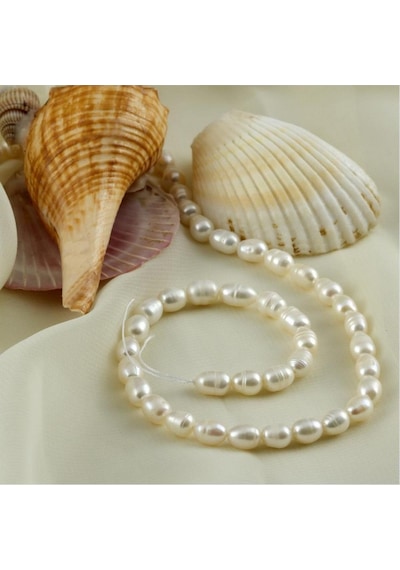 Ilkeshop 6 Mm Dizi İnci - Beyaz