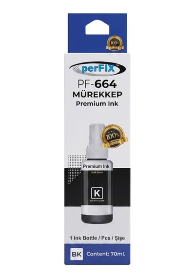 Perfıx Pf T6731 Siyah Şişeli Mürekkep 70 Ml Diğer