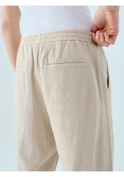 Regular Fit Erkek Pantolon Bej