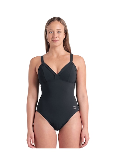 Arena Lara Soft Curve Back Kadın Siyah Yüzücü Mayosu 008119550 1766216 Siyah