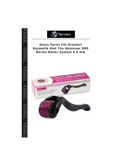 Delux Serisi Cilt Ürünleri Kozmetik Alet Yüz Aksesuar Drs Derma Roller System 0.5 Mm