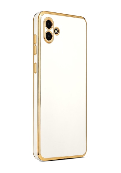 Zore Galaxy Uyumlu A04 Kılıf Bark Kapak - Beyaz Beyaz