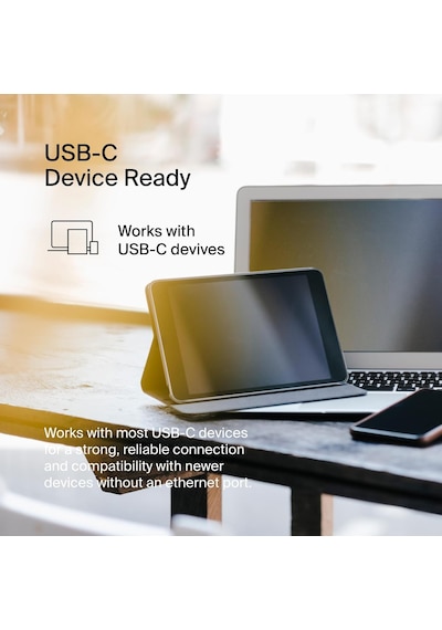 Belkin Usb Type-c 2.5 Gb Ethernet Adaptörü, Usb, Thunderbolt 3 Ve