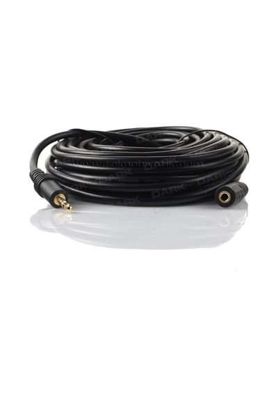 Dark 10 Metre 3.5Mm Stereo Ses Uzatma Kablosu 3.5Mm Dişi - 3.5Mm