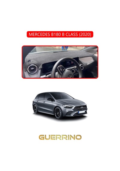 Mercedes B180 B Class 2020torpido Koruma Halısı Kırmızı Kenar