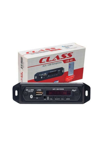 Class Usb 402 Oto Araç Teyp Aux Usb Sd Çevirici Bluetooth Usb 402