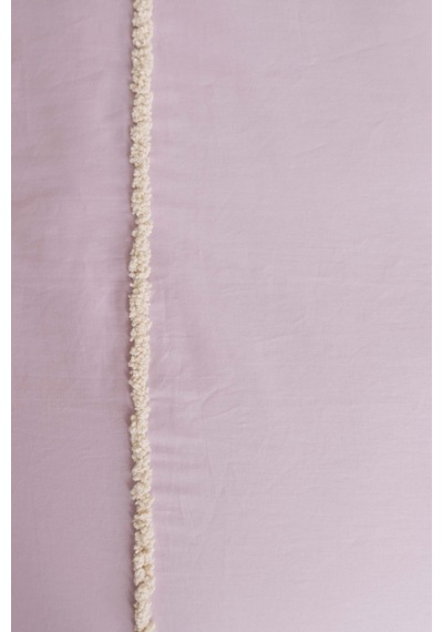 Frange Violet %100 Pamuklu Çift Kişilik Nevresim Takımı - 4 Parça Mor