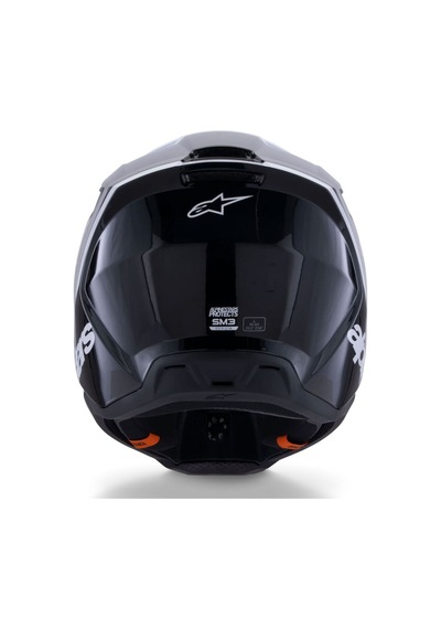 Alpinestars Sm3 Radium Off-road Kaskı Siyah Beyaz Gri Siyah - Beyaz - Gri