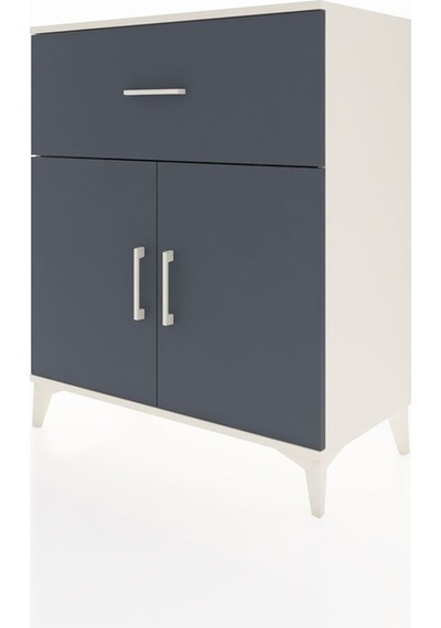 Hyperion Şifonyer Tek Raflı Tek Çekmeceli 2 Kapaklı 88x44x106... Aytaşı