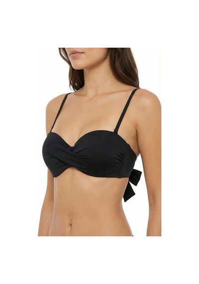 Penti Siyah Straplez Cup Bikini Üstü