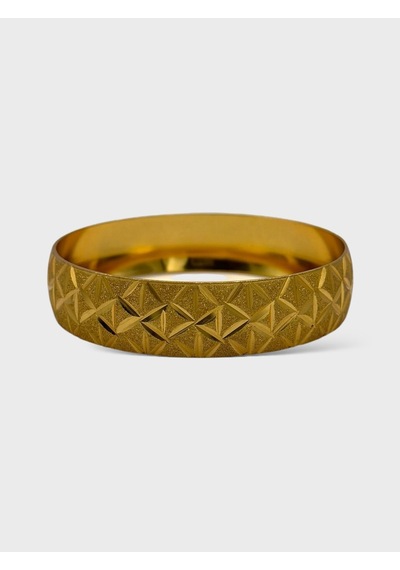 Arnes Jewelry Çelik 22 Ayar Altın Kaplama Bilezik Ar540nes Gold