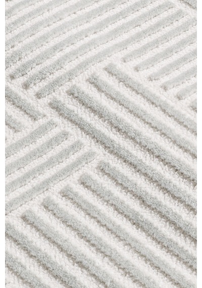 Mariesse Home Mono Kolekiyonu Modern Sık Dokuma Saçaklı Halı - Salon Oturma Odası Halısı Gri
