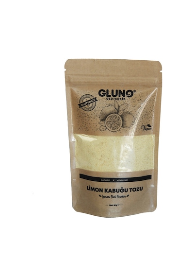 Gluno Glutensiz Limon Kabuğu Tozu 80 G