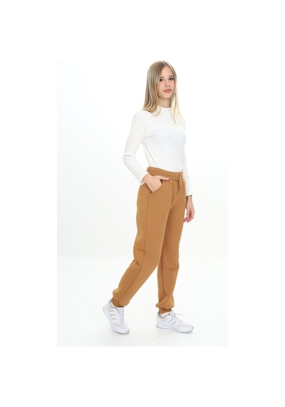 Kız Çocuk Nakış Baskılı Beli Paçası Ribanalı Cepli Basic Jogger Eşofman Altı 3 İplik Şarddonlu Kahverengi Kız Çocuk Nakış Baskılı Beli Paçası Ribanalı Cepli Basic Jogger Eşofman Altı 3 İplik Şarddonlu Kahverengi