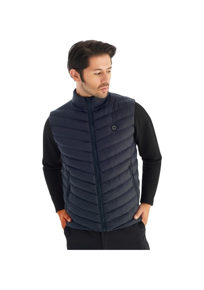Crozwise Erkek Dolumlıu Spor Outdoor Yelek Lacivert