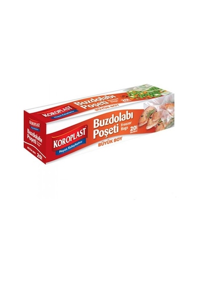 Koroplast  Büyük Boy Buzdolabı Poşeti 20'li 48 Paket 30 x 45 CM