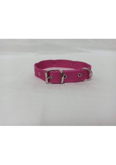 Küçük Irk Köpek Tasması Boy 50 Cm En 2.5 Cm Pembe